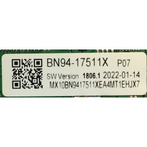 MAIN PARA SMART TV SAMSUNG 4K RESOLUCION (3840 X 2160) UHD / NUMERO DE PARTE BN94-17511X / BN41-02844D / BN9417511X / 17511X / BN97-19232U / PANELCY-SA065HGSV9H / DISPLAY BN96-51822C / BN9651822C / MODELO UN65AU8000FXZA UE14